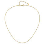 14K Adjustable 1.2mm Flat Cable Chain