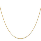 14K .8mm D/C Wheat Chain