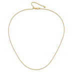 14K Adjustable 1.2mm D/C Rope Chain