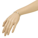 14K Two-tone Polished Fancy 7 inch Bracelet