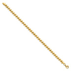 14K Polished Fancy 7 inch Bracelet