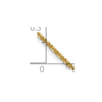 14K 1.5mm Cyclone Chain