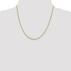 14K 1.5mm Cyclone Chain