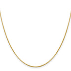 14K 1.4mm Flat Cable Chain