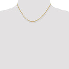 14K 1.4mm Flat Cable Chain
