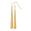 14K Polished Shepherd Hook Earrings