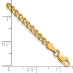 14K 3.0mm Wide Diamond-Cut Double Rope Chain