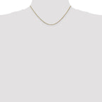 14K 1mm Box Chain