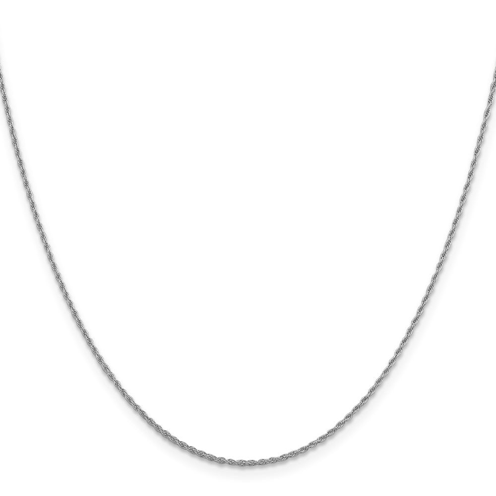 10K White Gold 1.3 mm Loose Rope Chain