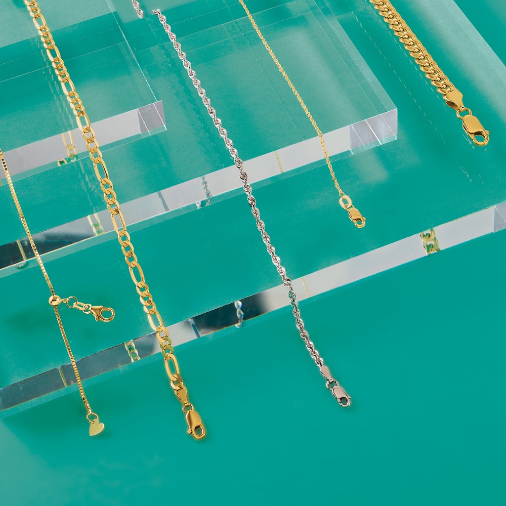 10K Adjustable .9mm Box Chain