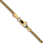 14k 2.1mm Spiga Chain
