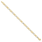 10K Two-tone D/C Bracelet