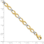 10K Two-tone D/C Bracelet