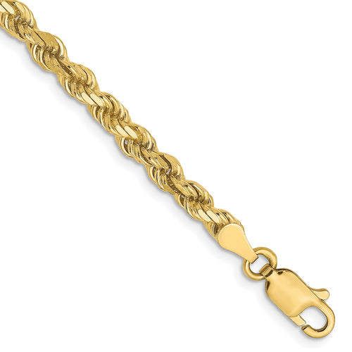 10k 3.5mm Diamond-cut Rope Chain