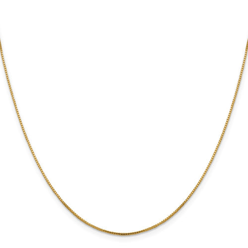 10K .95mm Sparkle Octagonal Box Chain