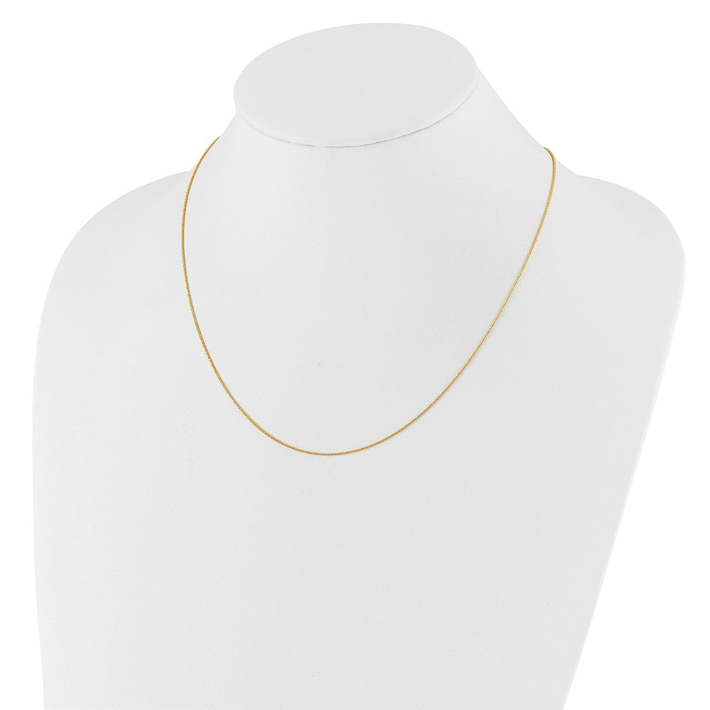 10K Adjustable .8mm Wheat Chain