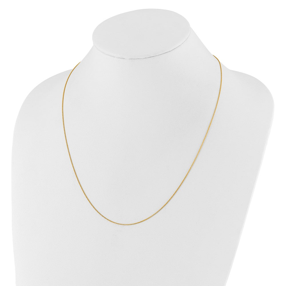 10K Adjustable .8mm Wheat Chain