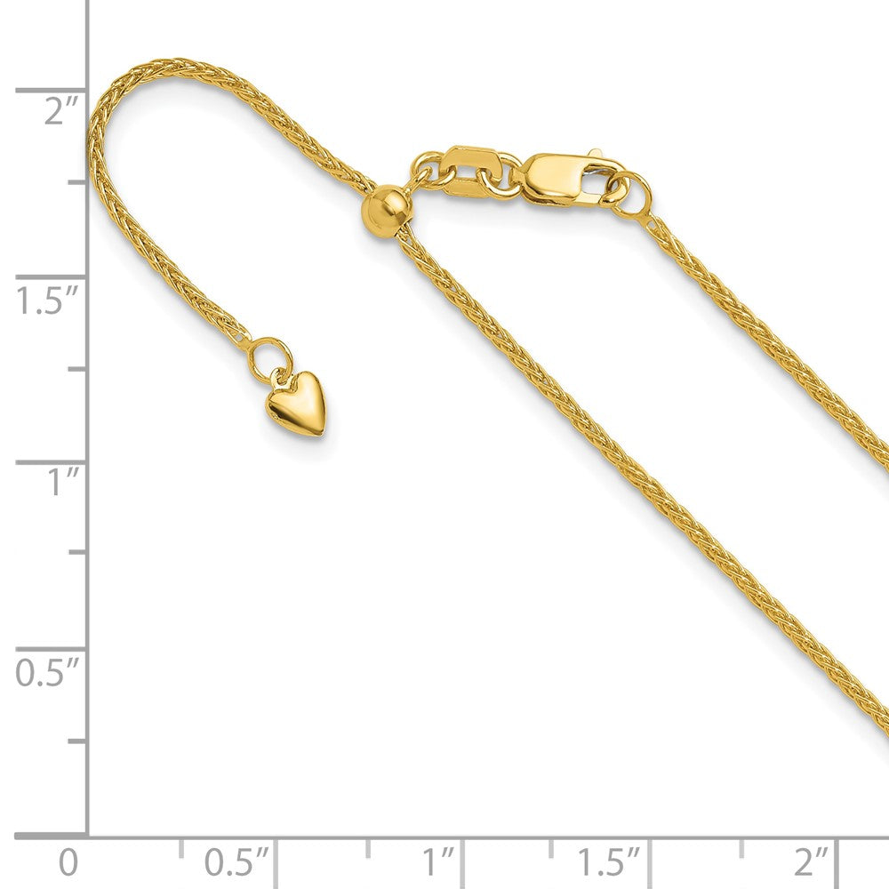 10K Adjustable 1.35mm Wheat Chain