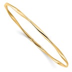 10K Yellow Gold Slip-On Bangle