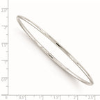 10K White Gold Slip-On Bangle