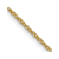 14K 1mm Singapore with Spring Ring Clasp Chain