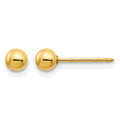Inverness 14k Polished 4mm Ball Long Post Piercing Earrings