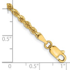 14k 2.75mm Diamond-cut Rope Chain