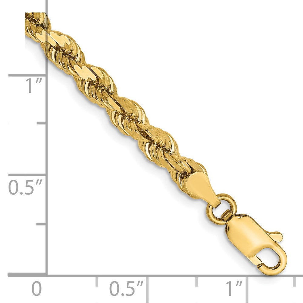 14k 4.0mm Diamond-cut Rope Chain