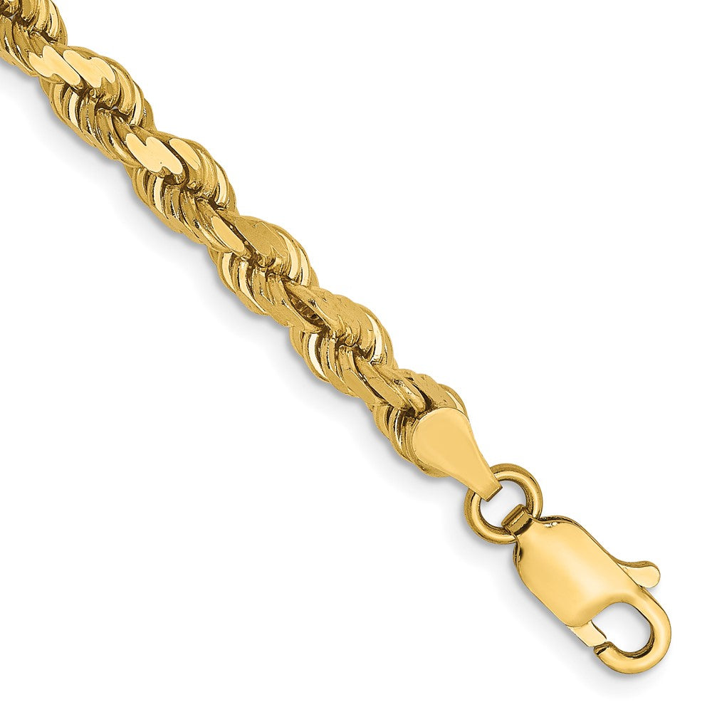 14k 4.0mm Diamond-cut Rope Chain