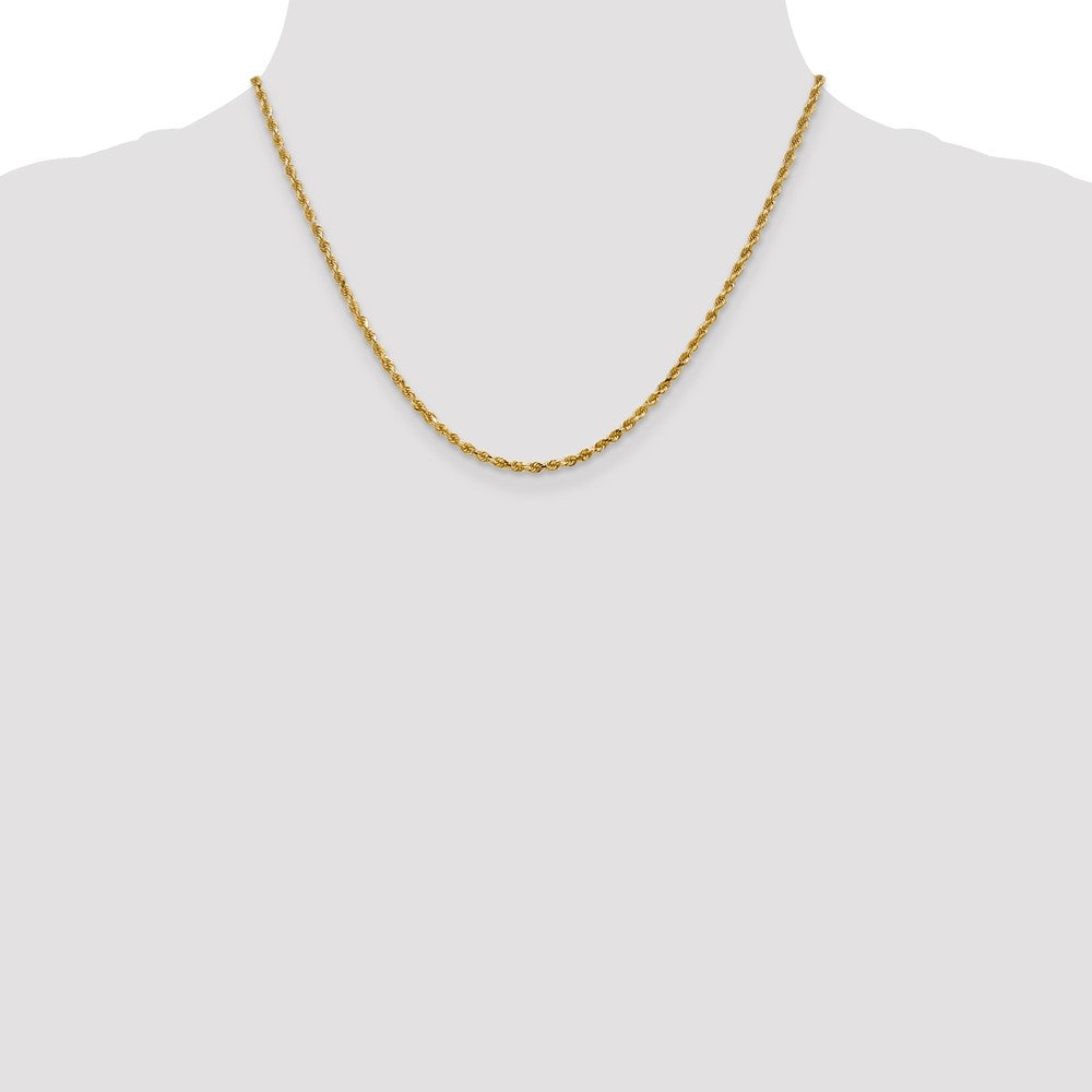 14k 2.25mm D/C Quadruple Rope Chain