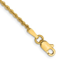 14k 1.5mm Solid Rope Chain