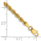 14k 3.0mm Solid Rope Chain