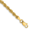 14k 3.0mm Solid Rope Chain