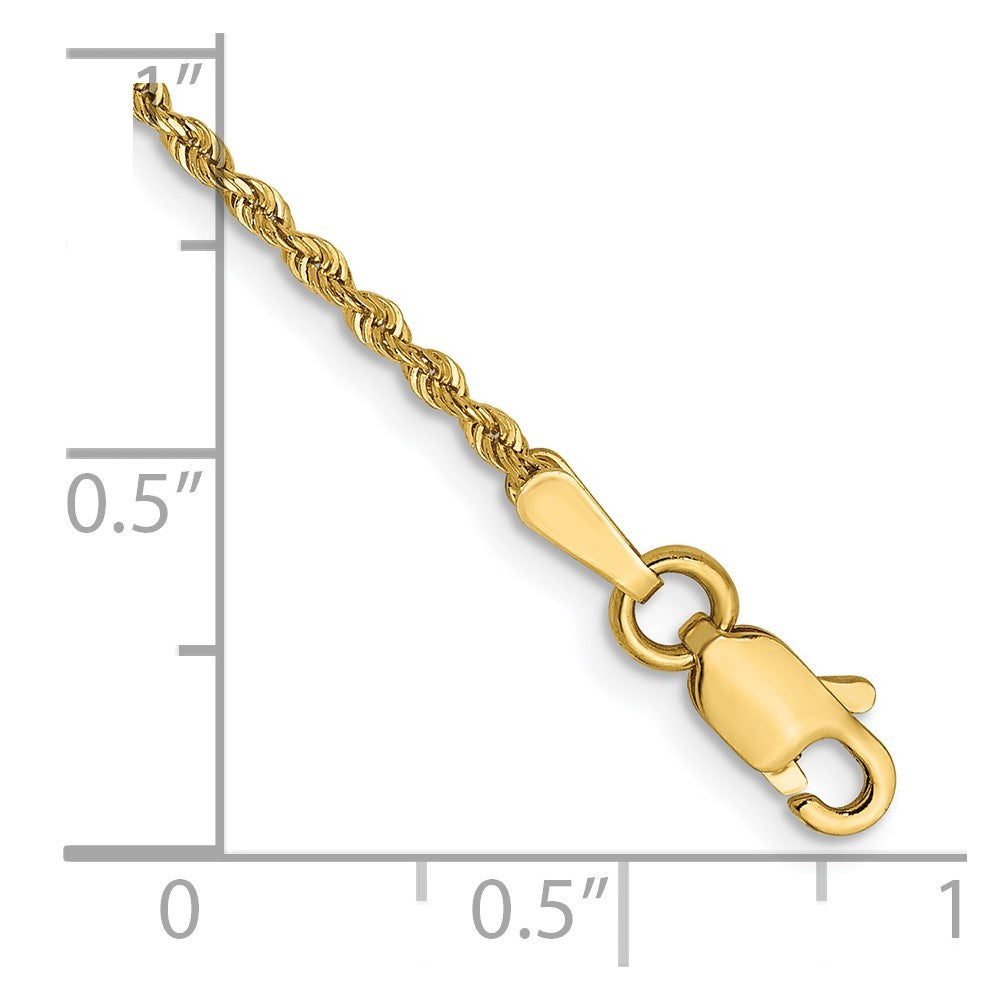 14k 1.3mm D/C Quadruple Rope Chain