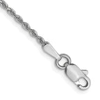 14k White Gold 1.3mm D/C Quadruple Rope Chain