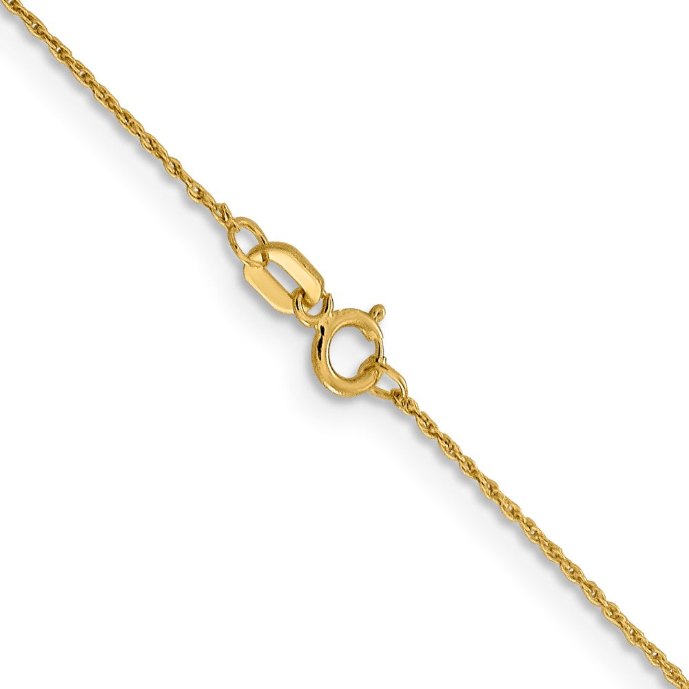 14K .8mm Loose Rope Chain