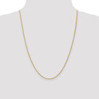 14K 1.5mm Loose Rope Chain