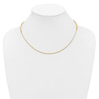 14K 1.3mm Box Chain