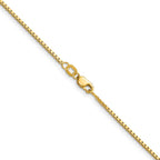14K 1.2mm Box Chain