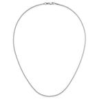 14K White Gold 1.2mm Box Chain
