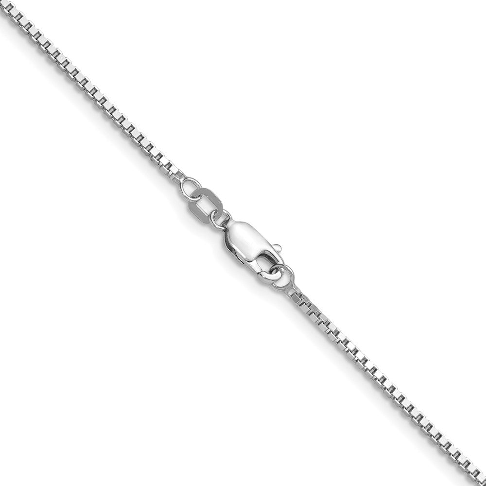 14K White Gold 1.3mm Box Chain