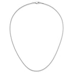 14K White Gold 1.3mm Box Chain