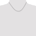 14K White Gold 1.1mm Franco Chain