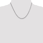 14K White Gold 1.5mm Franco Chain