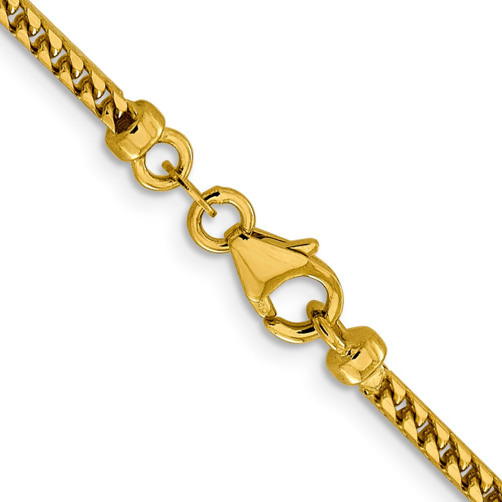 14K 2.4mm Franco Chain