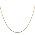 14K .8mm D/C Octagonal Snake Chain