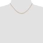 14K 1.15mm D/C Oval Link Chain