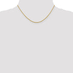 14K 1.40mm D/C Oval Link Chain