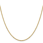 14K 1.25mm D/C Cable Chain