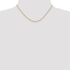 14K 1.25mm D/C Cable Chain